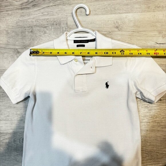 Polo Ralph Lauren Classic Polo Shirt Kids Size 8 100% Cotton -  black pony - Picture 8 of 12